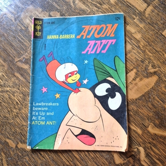 Gold Key Hanna-Barbera Atom Ant Comic Book Atom Ant #1 VG 1965 - Picture 1 of 5